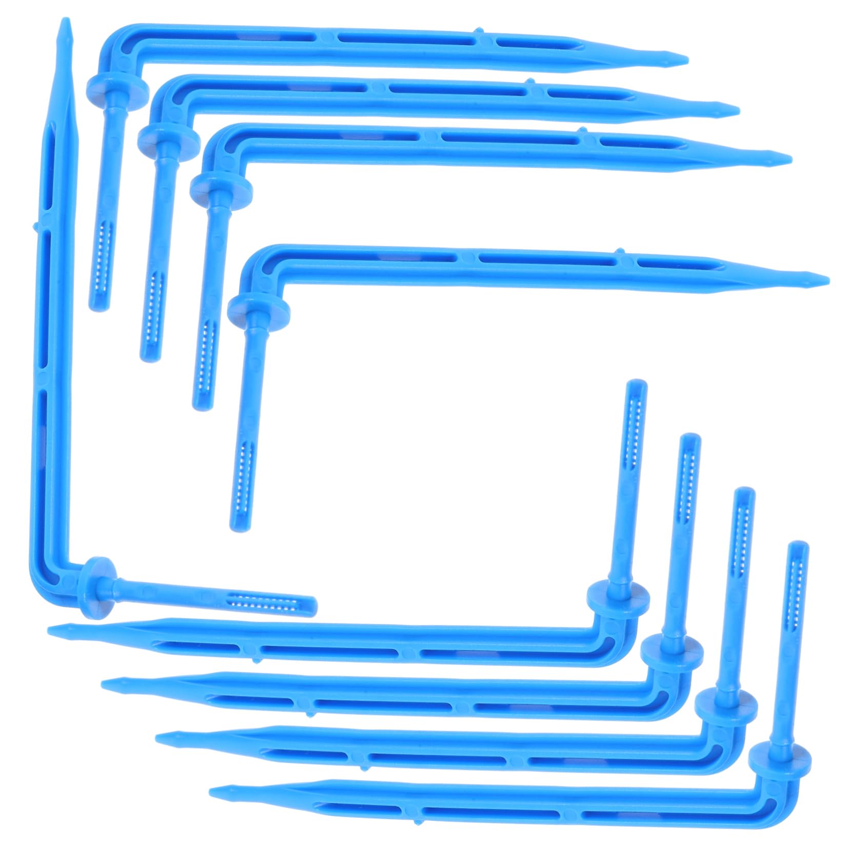 Angled Drip Emitter Stake for Precise Watering Irrigation Greenhouse Container Gardening and Hydroponics Growing 100pcs
