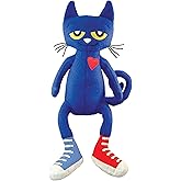 MerryMakers Pete the Cat Plush Doll, 14.5-Inch , Blue