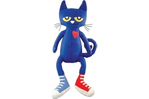 MerryMakers Pete the Cat Plush Doll, 14.5-Inch , Blue