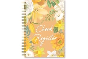 Fileyeye Register Check and Debit Card Register, Checkbook Registers, Simple Account Tracker & Financial Ledger (B), 5.5inch x 8.1 inch