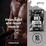 Warrior Whey Protein Powder Unflavoured 1kg High Protein Shake 36g view 3