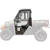 SuperATV Convertible Cab Enclosure Doors Compatible with 2018-2020 Polaris Ranger XP 1000, 2019-2020 Polaris Ranger XP 1000 High Lifter Edition, See Fitment, 250x Stronger than Glass, Easy Install