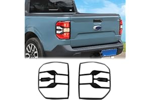 Aunginsy Tail Light Lamp Cover Compatible with Ford Maverick 2022-2024 Car Rear Taillight Lamp Guard Frame Bezels Tail Brake Light Trim Rear Headlight Decorative Cover Protection ABS Accessories