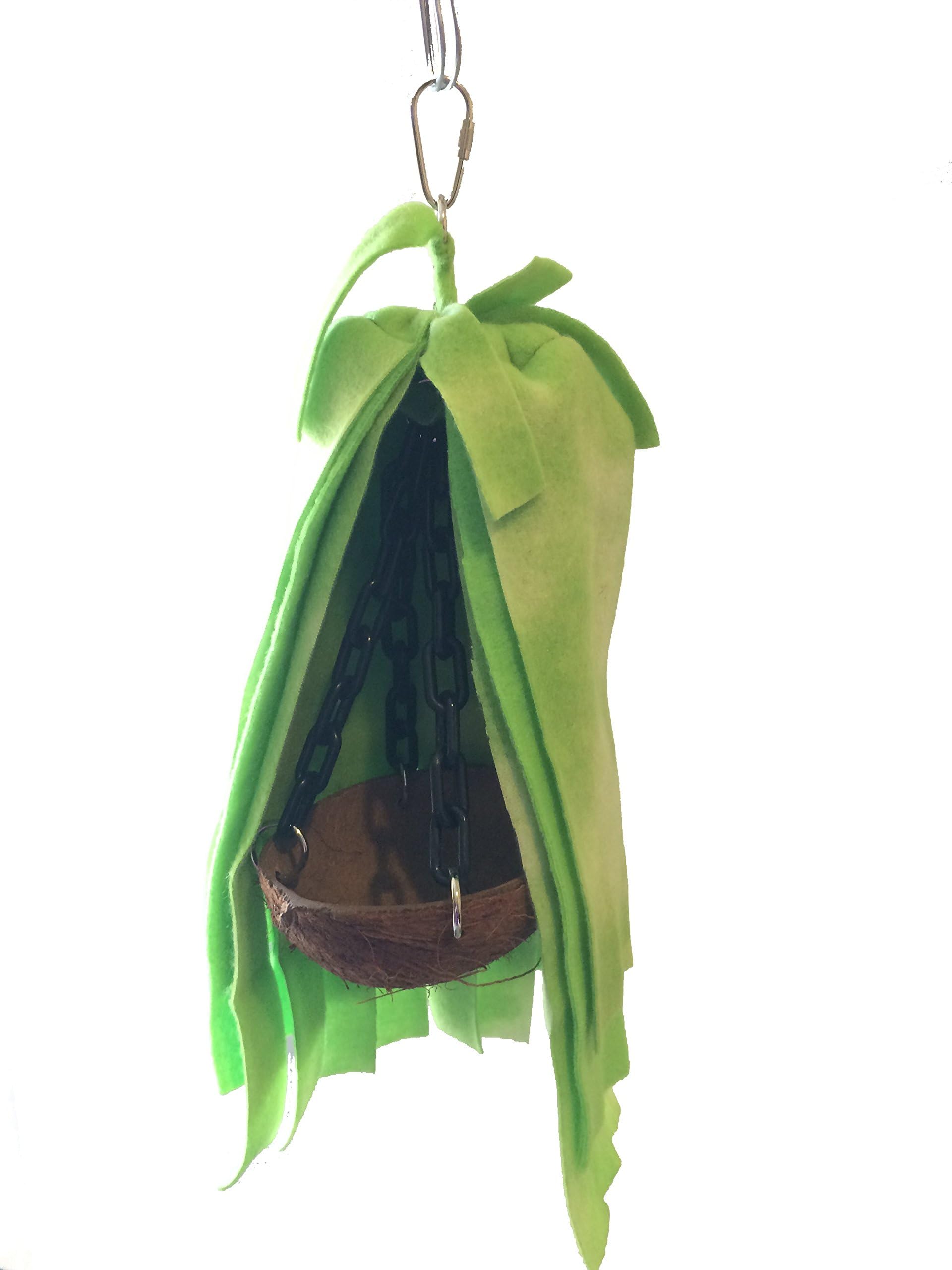 Sofun Coconut Hut Sugar Glider Cage Pouch Toy