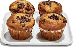 Whole Foods Market, Chocolate Chip Muffin 4 Pack, 20 Ounce