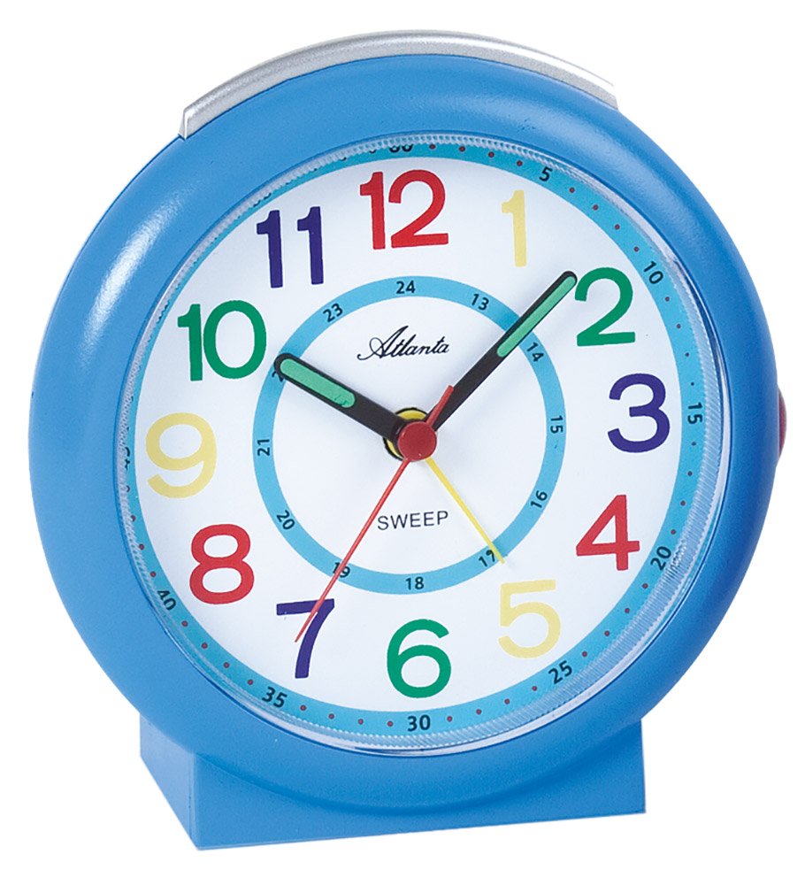 Atlanta 1917/5 Kids Alarm Clock Blue