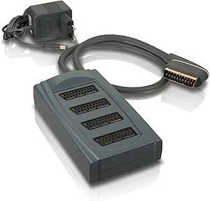 Philips Conmutador euroconector SWS4686S/12 - Switch de vídeo (SCART