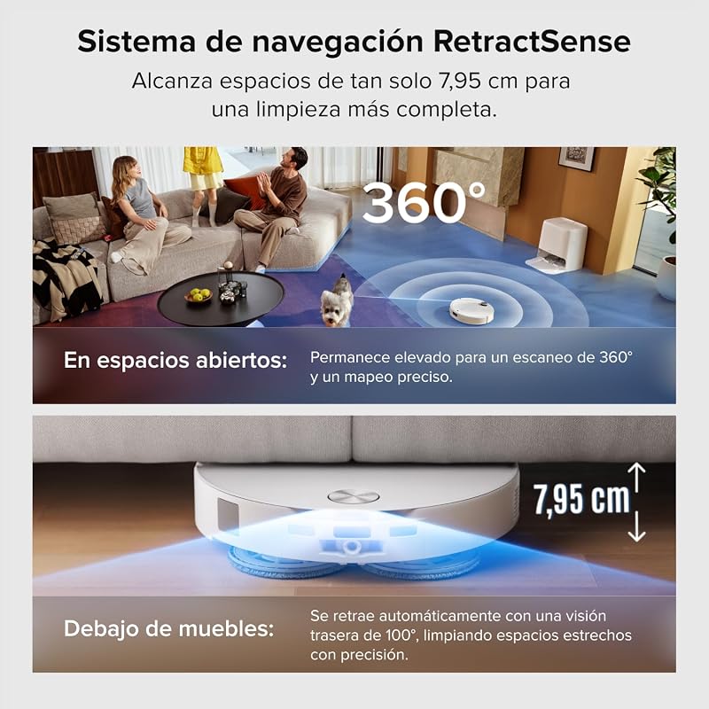 Saros 20 Neo Robot Aspirador e Esfregão, Aspiração 36000 Pa