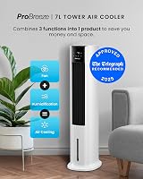 Pro Breeze 7L 4in1 Evaporative Cooler and 42in Portable Tower Fan view 2