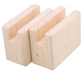 Etfbuy 2PCS Width Groove Wood Bed Desk Risers Lifter Table Cube Furniture Storage Groove for Sofa
