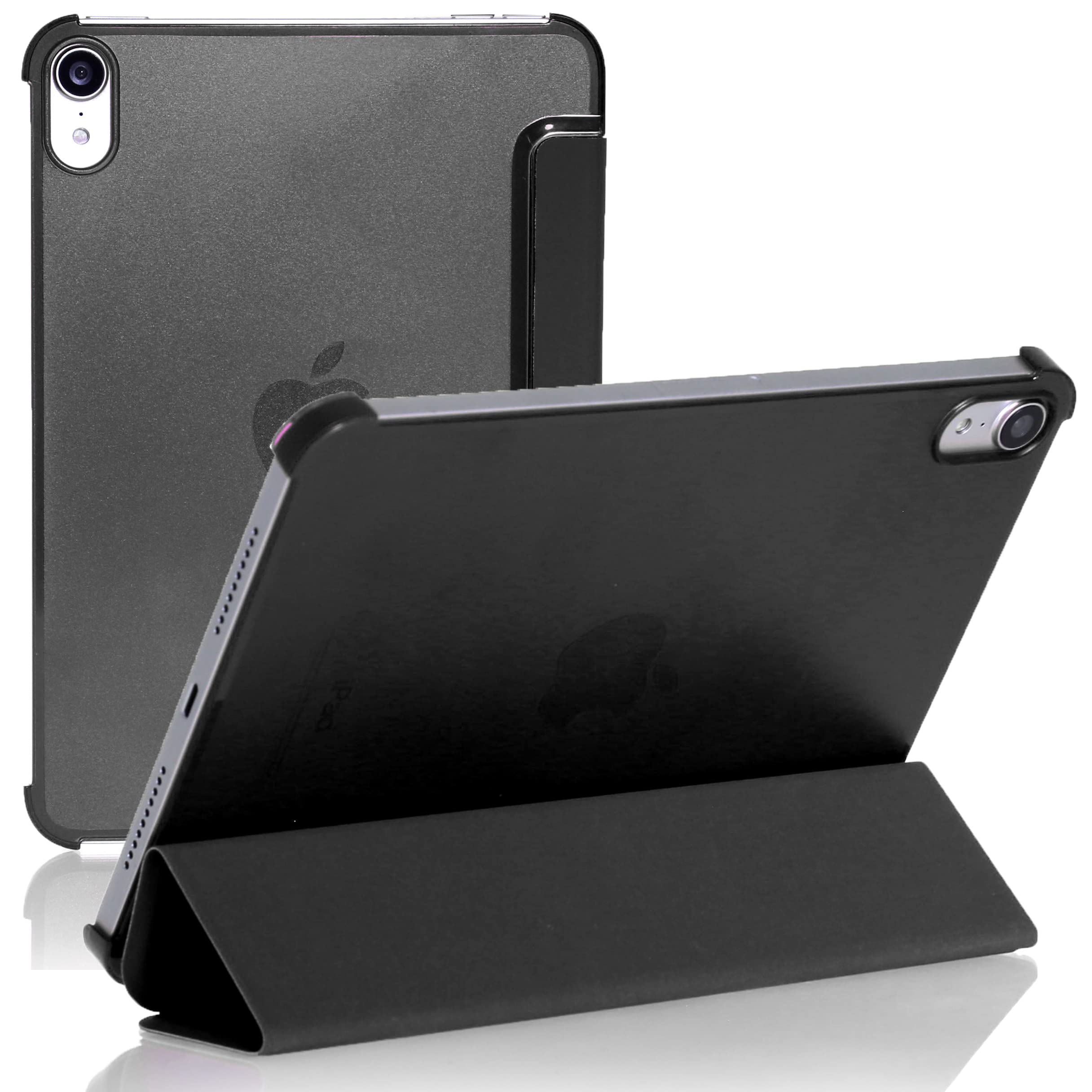 Smart and Slim Magnetic Stand Case for iPad Mini (2021) iPad Mini 6th Generation 8.3 inch with Auto Sleep-Wake Function (Black)