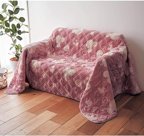 Amazon ベルメゾン ディズニー マルチカバー キルト 洗える ソファカバー マルチカバー メルトロ ピンク 約150 190 ソファカバー マルチカバー オンライン通販