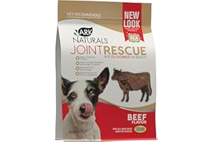 Ark Naturals Joint Rescue Dog Chew, Beef Flavor, Joint Supplement with Glucosamine & Chondroitin, 1 Pack