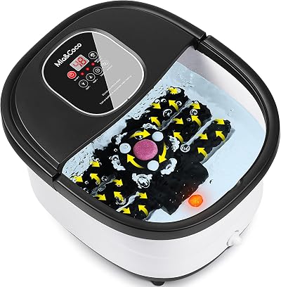 Mia&Coco Foot Spa Bath with Massage Heating Shiatsu Pedicure Set 9L