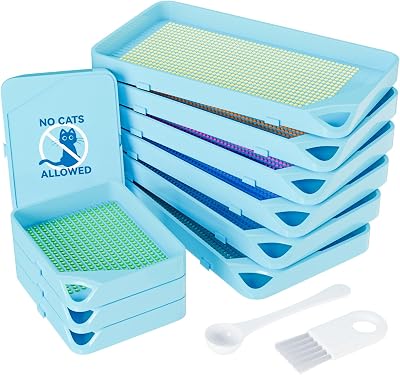 ARTDOT 10-Piece Interlocking Diamond Art Trays Blue Kit