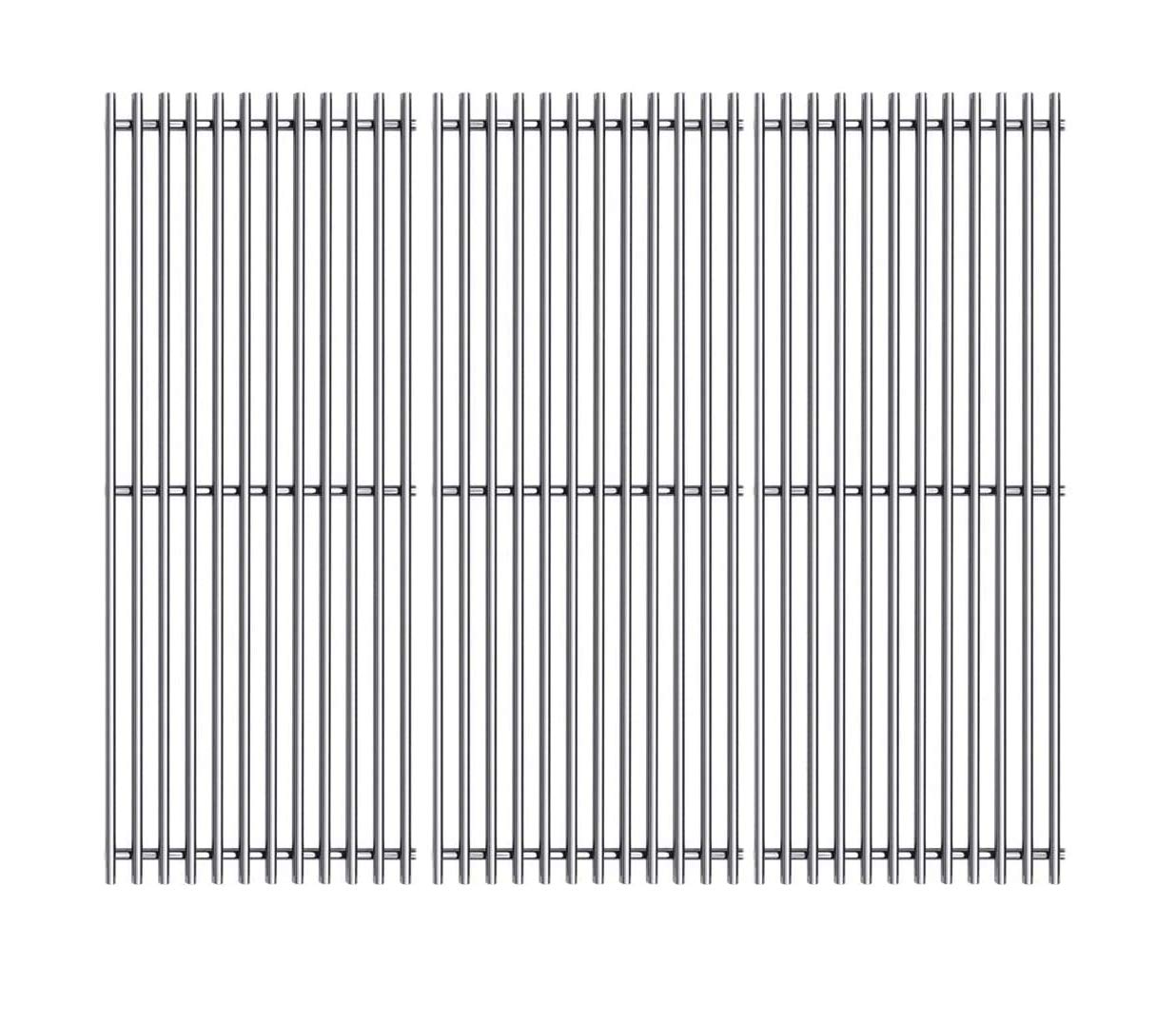 Htanch SF0273(3-Pack) 17 3/4" Stainless Steel Cooking Grid Grates Replacement for Kenmore 148.16156210, 148.1637110; Master Forge 3218LT, 3218LTM, 3218LTN, DG0576CC, E3518-LP, L3218