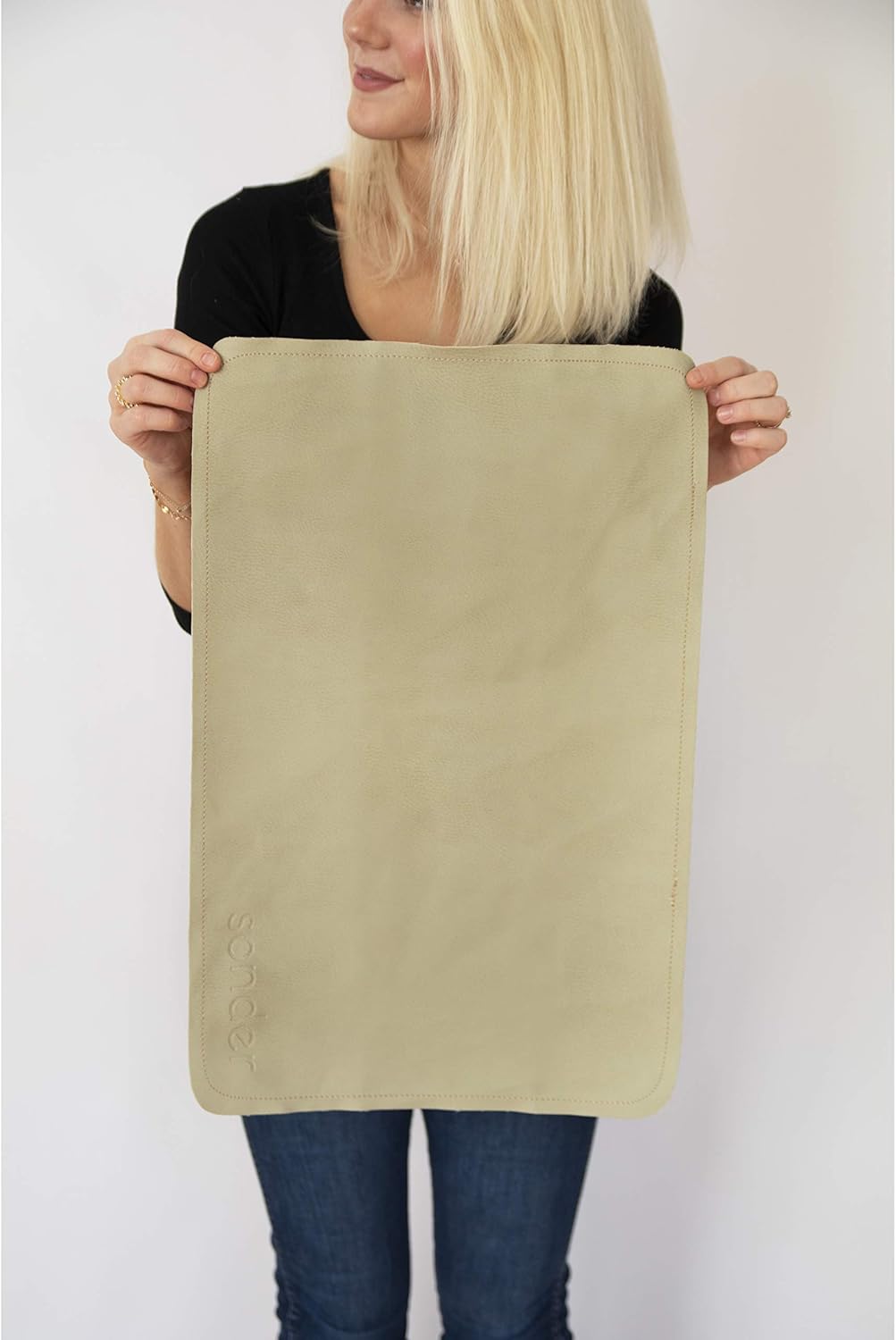 leather baby changing mat