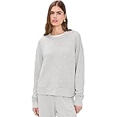 perfectwhitetee Women's Tyler French Terry Pullover Sweatshirt