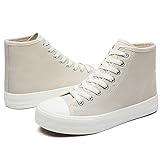 Uoidru High Top Sneakers for Women Canvas Shoes