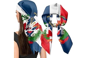 Neapth Head Scarf for Women's Hair Fashion Silk Scarf Square Satin Headscarf Bandana