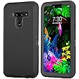 Aimoll-88 Case for LG G8/G8 ThinQ, with Built-in Screen Protector Full Body Heavy Duty Shockproof Hybrid Impact Resistant Rugged Bumper 3 in 1 Protective Cover Phone Case for LG G8 / G8 ThinQ (Black)