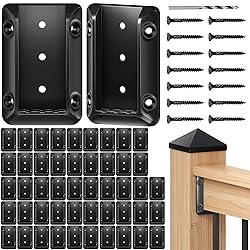 Toscoco 50 Pcs Deck Railing Bracket Connectors for