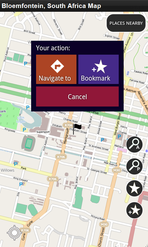 Offline Maps South Africa Bloemfontein, South Africa - Offline Map:amazon.com:appstore For Android