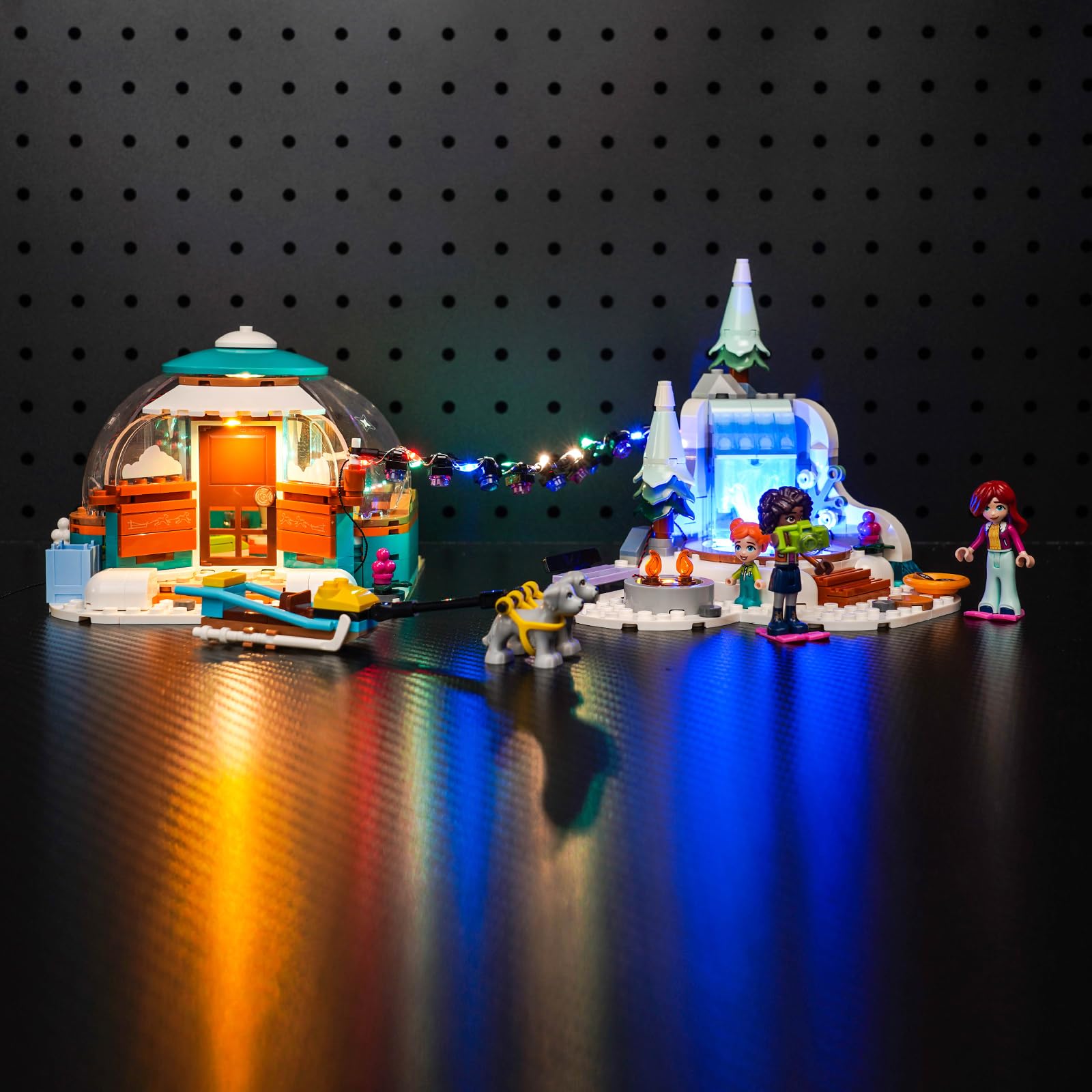 Light Kit for Lego Igloo Holiday Adventure 41760, Lighting Set for Lego 41760 Friends Igloo Holiday Adventure - Not Include Models, Just Light Kit