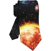 Secdtie Men's Printed Ties Designer Tie for Men Fashion Funny Neckties for Holiday Party