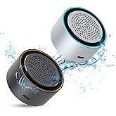 MagBeat Bluetooth Speaker with Magnetic Wireless Charger 2in1 (Graphite & Titanium), Portable Stereo Sync TWS, Booming Bass, 10-Hour Playtime, IPX7 Waterproof, Aluminum Unibody Design for Anywhere Use