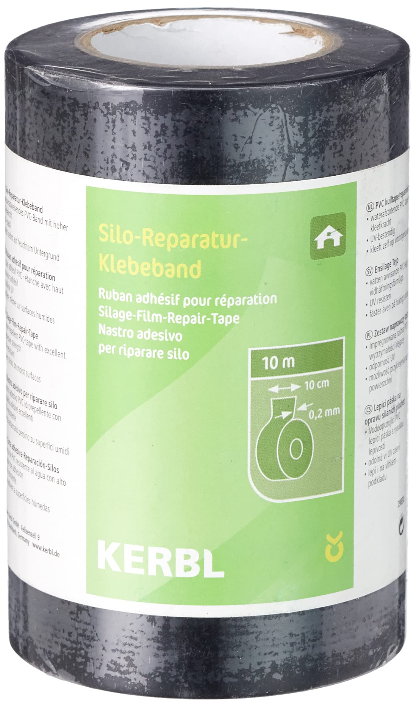 Kerbl Silage-film-repair-tape 10 m, black