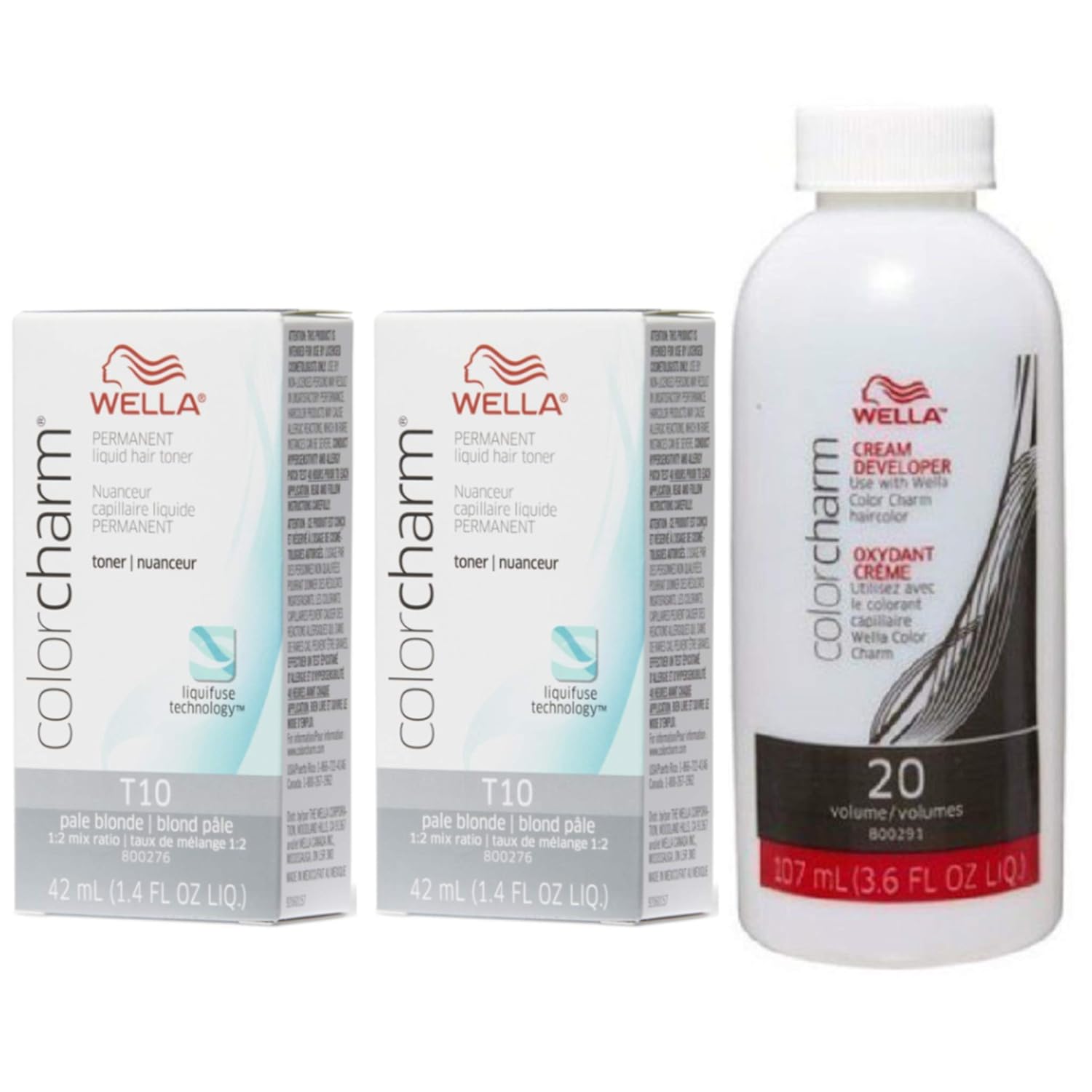 Amazon Com Wella Color Charm Toner T10 1 4 Oz 2 Pack Cream