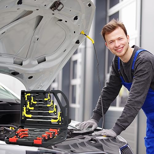 B Bochamtec 16 PCS Hey Key Set and Allen Wrench Set T Handle Allen Wrench S CRAFTSMAN Ball End Hex Key Set, 13 Piece (CMHT26013) -