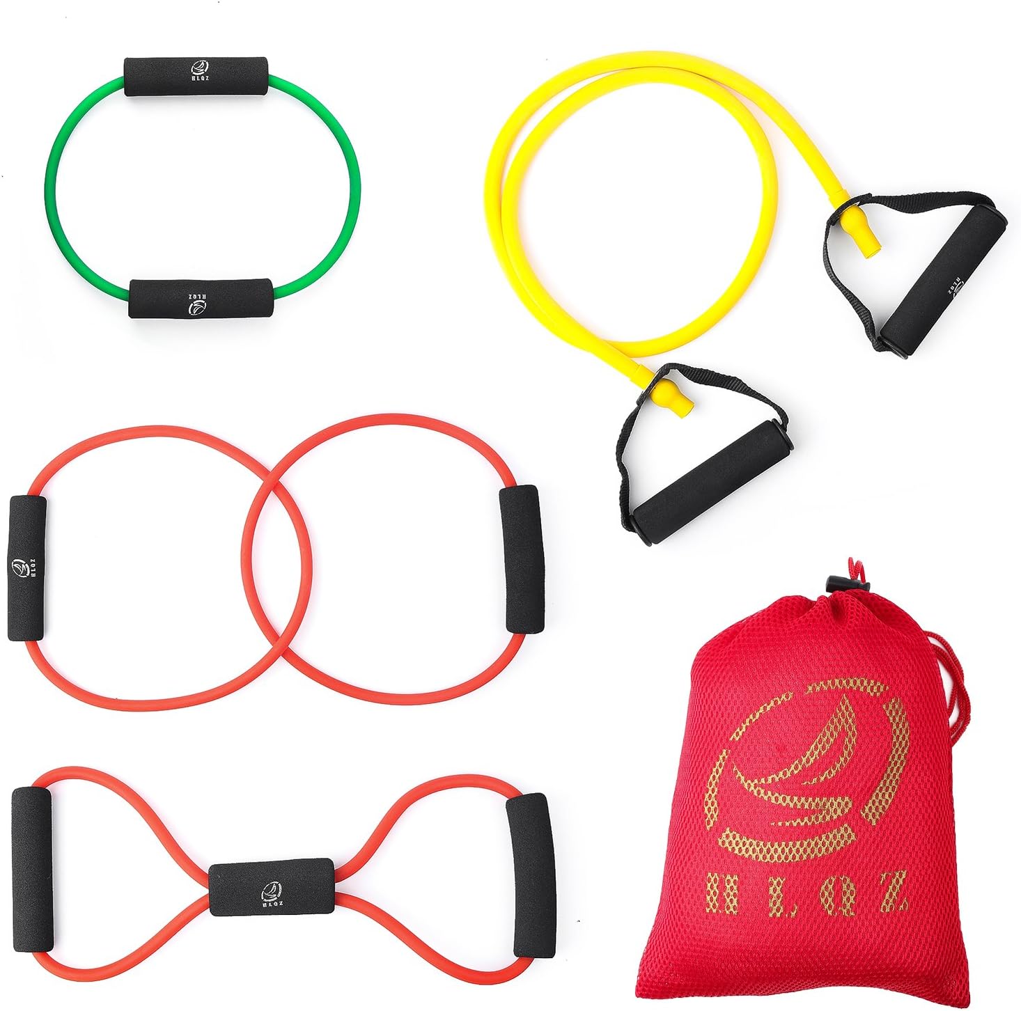 Resistance Band Resistance Tube Rehabilitation Band Sports Belt Pilates Fitness Equipment 4 Sets