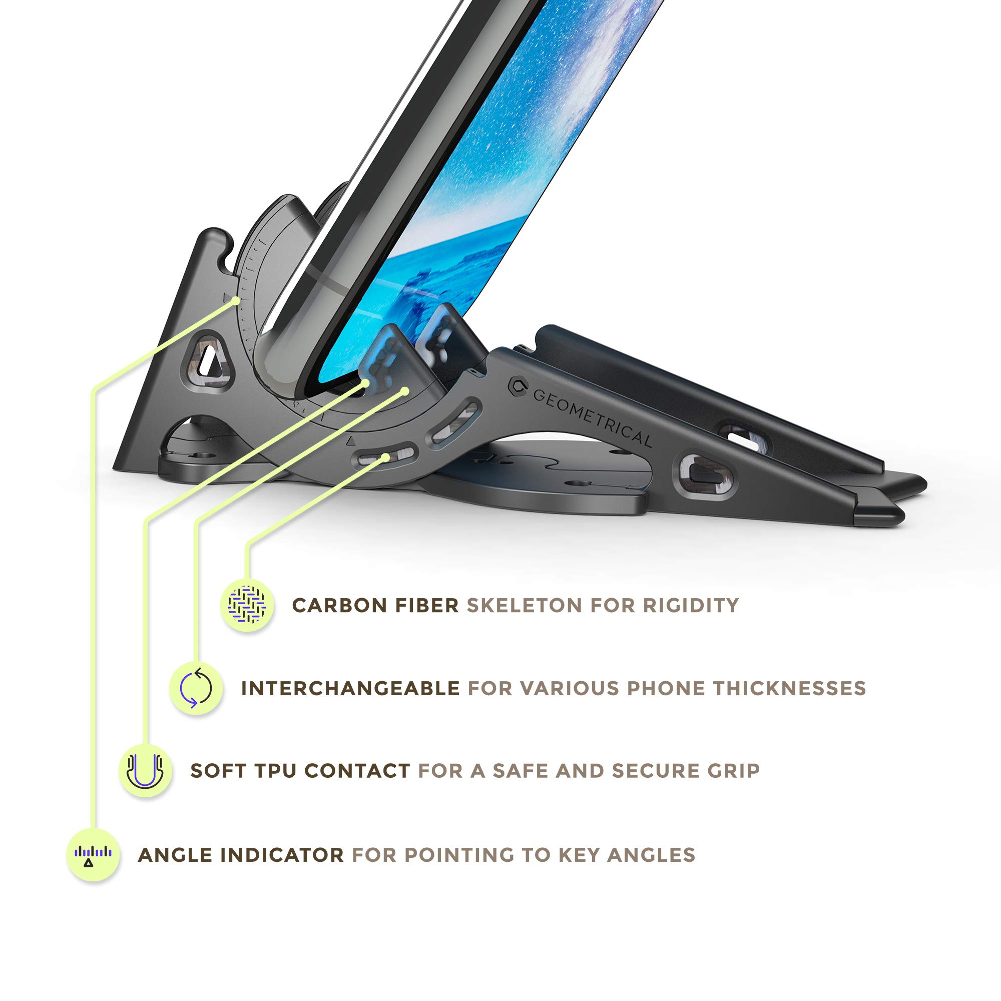 Pocket Tripod Pro by Geometrical Universal Kit EDC Universal Card