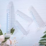Euvoym 4pc Graduated Cylinder Set 10-100ml PP Plastic Lab Measuring Beakers view 4