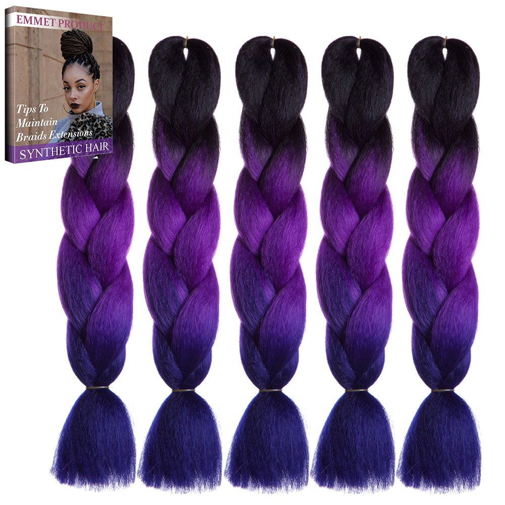 Emmet Premium Quality Box Jumbo Braids 100 Kanekalon Braiding