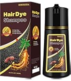 Amazon.com : Natural Black Hair Shampoo, Hair Dye Shampoo 3 in 1