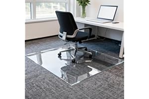 ProsperJoyChant Elasticity Clear Chair Mat 36" x 48" - Transparent Protective Floor Mat for Hardwood & Tile Floors, Home & Office Rectangle Hard Floor Protection Mat