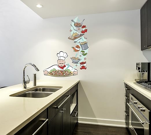 Amazon Com Chef Kitchen Chef Full Color Decal Full Color Sticker