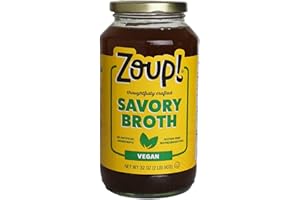 Savory Broth by Zoup! Keto-Friendly, Gluten Free, Non-GMO - Great for Stock, Bouillon, Soup Base or in Gravy - 1-Pack (32 oz)