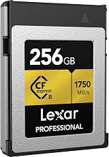 Lexar 256GB CFexpress Type B GOLD Memory Card 1750MB/s Read PCIe 3.0 NVMe 8K view 2