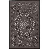 Irvin's Country Tinware Extended Diamond Panel in Blackened Tin