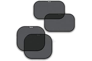 AHISHFONEYA Car Sun Shades for Side and Rear Window (4 Pack) - Car Sunshade Protector - Protect your kids and pets in the back seat from sun glare and heat. Blocks over 98% of harmful UV Rays - Easy to Install,
