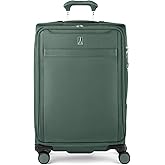 Travelpro VersaPack+ Lightweight Softside Expandable Checked Luggage, 8 Spinner Suitcase, TSA Lock, Men and Women, Checked Me