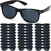 Jorpneost 36/100 Pack Black Party Sunglasses with UV Protection for Party Favors, Beach, Weddings, Group Events
