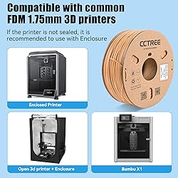 CCTREE ABS+ Filament 1.75mm, Strong and Durable 3D