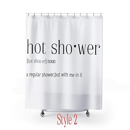 Gleefeel Hot Shower Definition Custom Curtain Personalized Shower