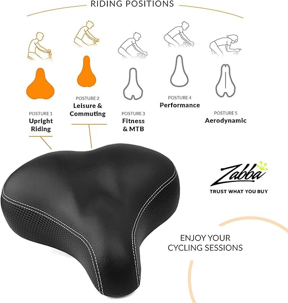 comfortable ladies bike seat