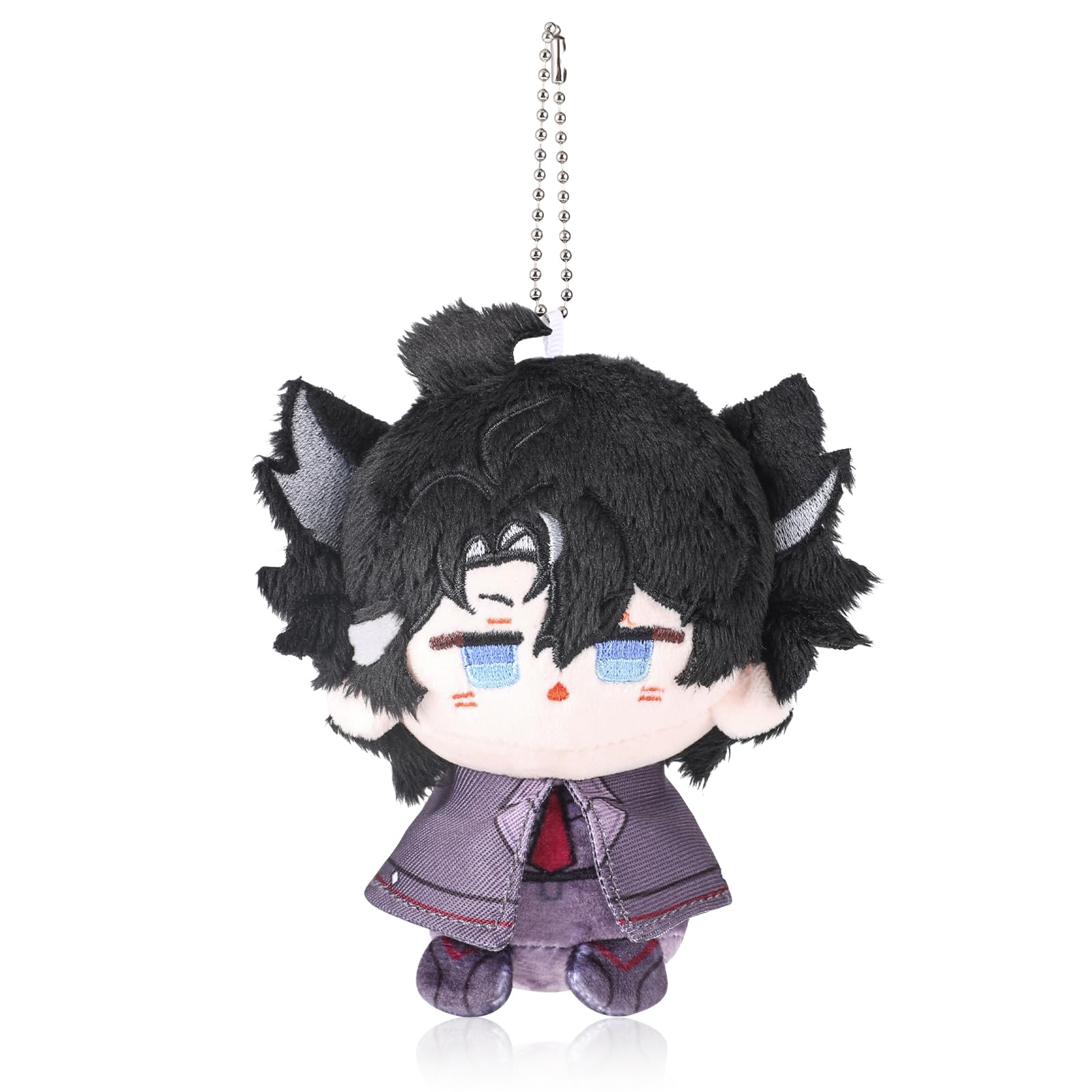 UTIEHD Anime Game GI Character Keychain Pendant, Cute 10cm Collectible Bag Charm, Compact Size for Backpacks and Keys for Fans (Wriothesley)